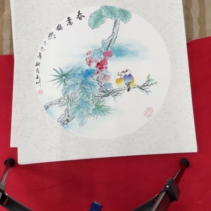 夜***枫国画花鸟等多种形式