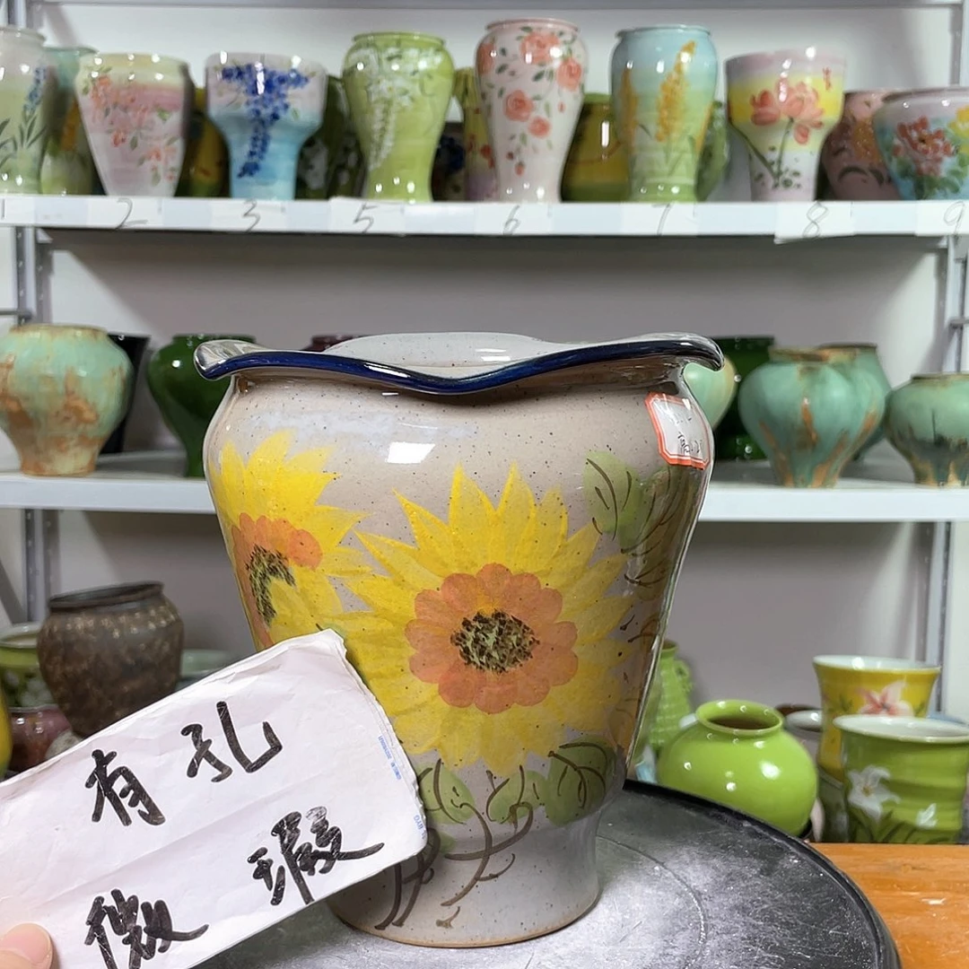 景德镇陶瓷花盆花器暇256