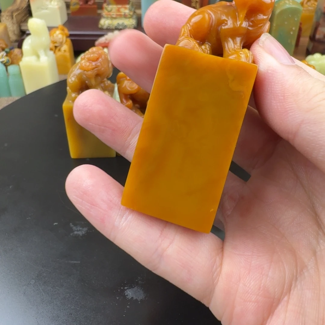 无***为寿山石印石老挝田黄489