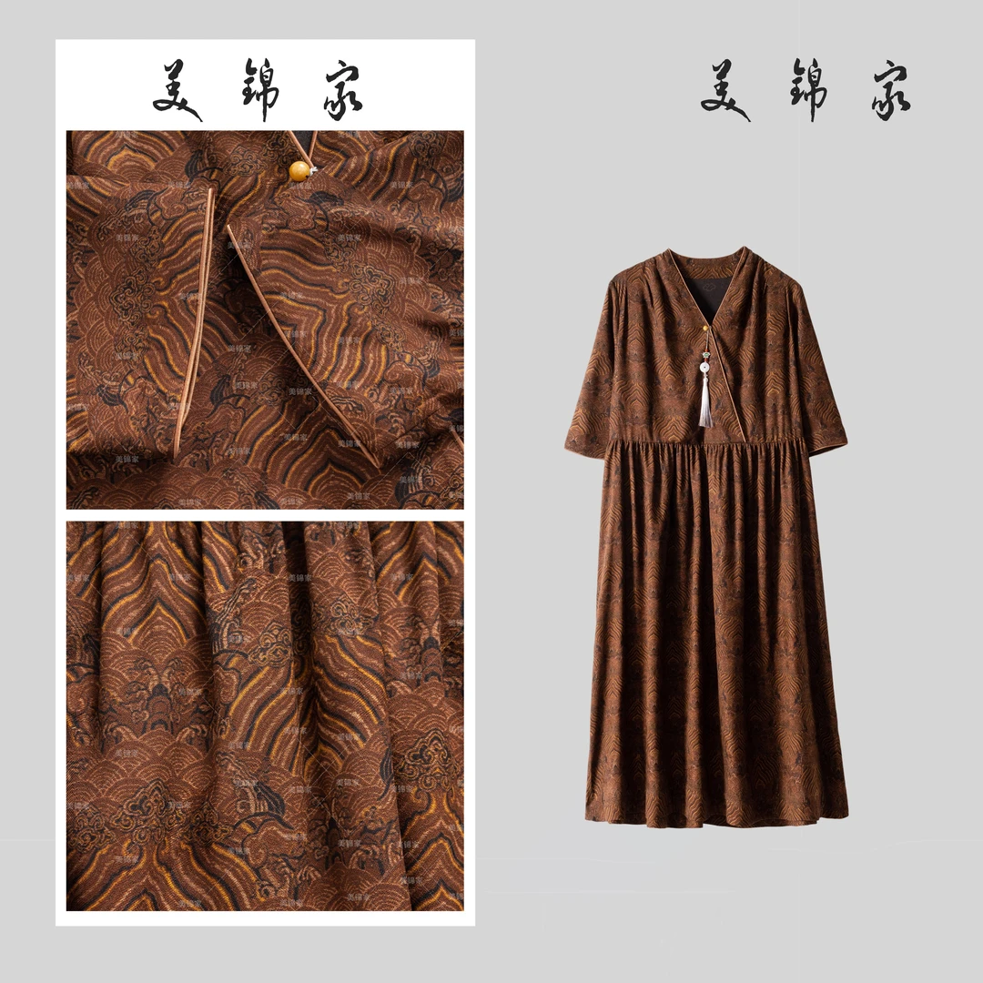 1352号【美锦家】国风女款连衣裙20257