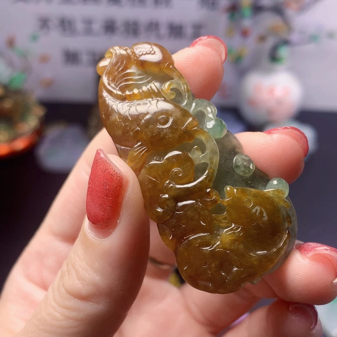 颈饰未镶嵌翡翠纯天然