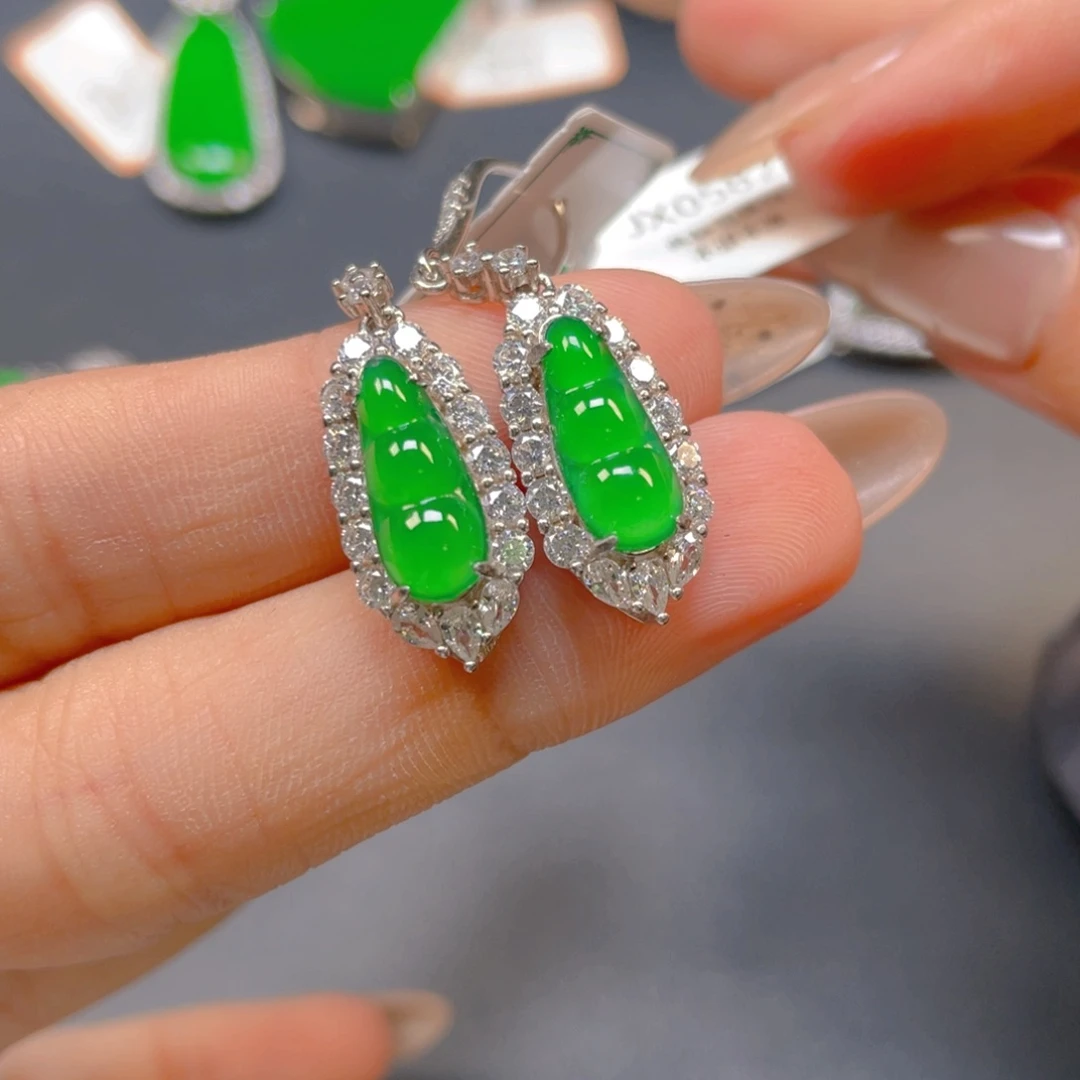 【闪购商品】颈饰银S925镶嵌翡翠翡翠