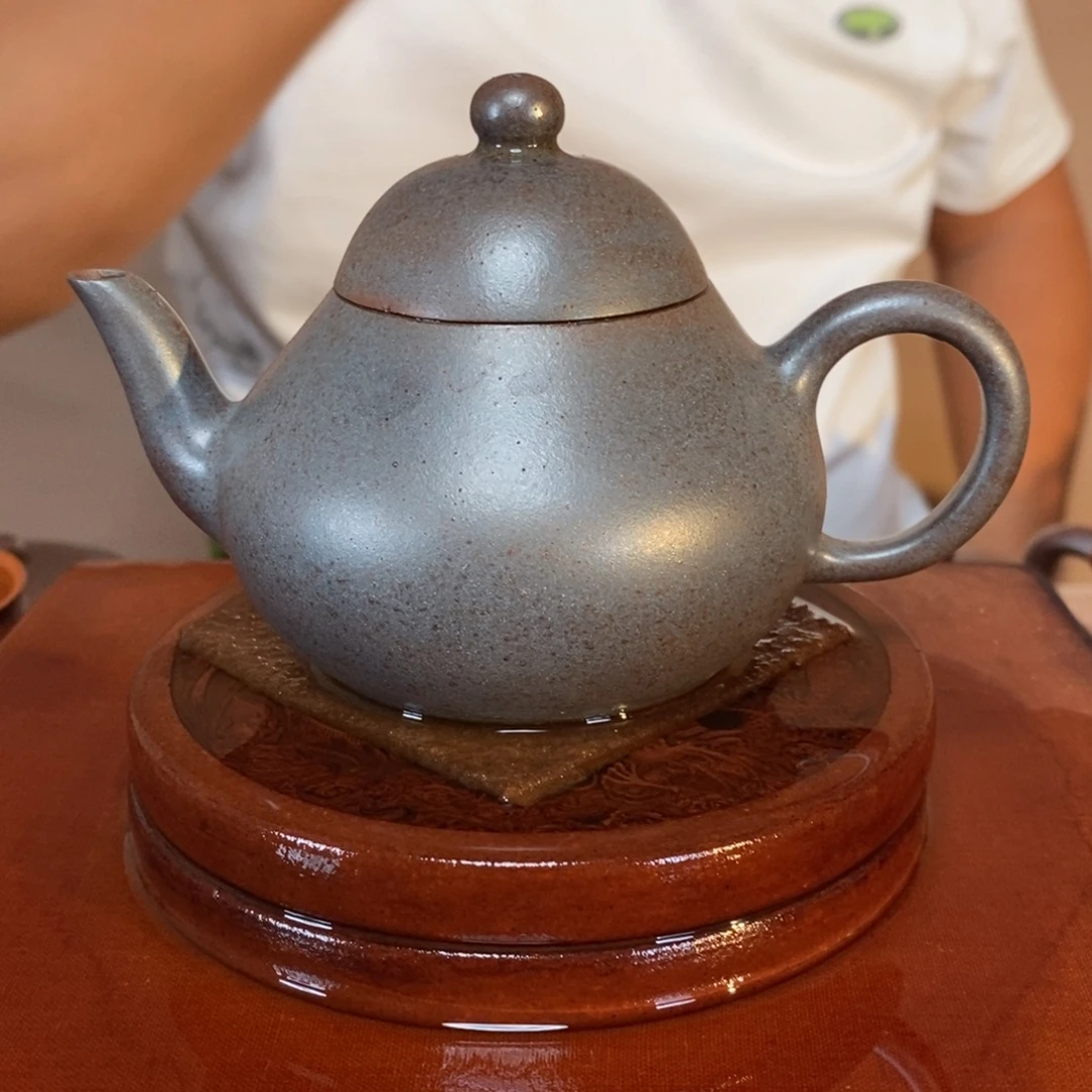 茶壶紫砂高端180cc天青梨型