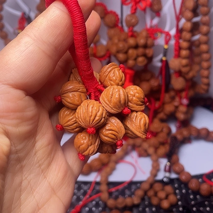 桃核吊坠龙纹桃枭