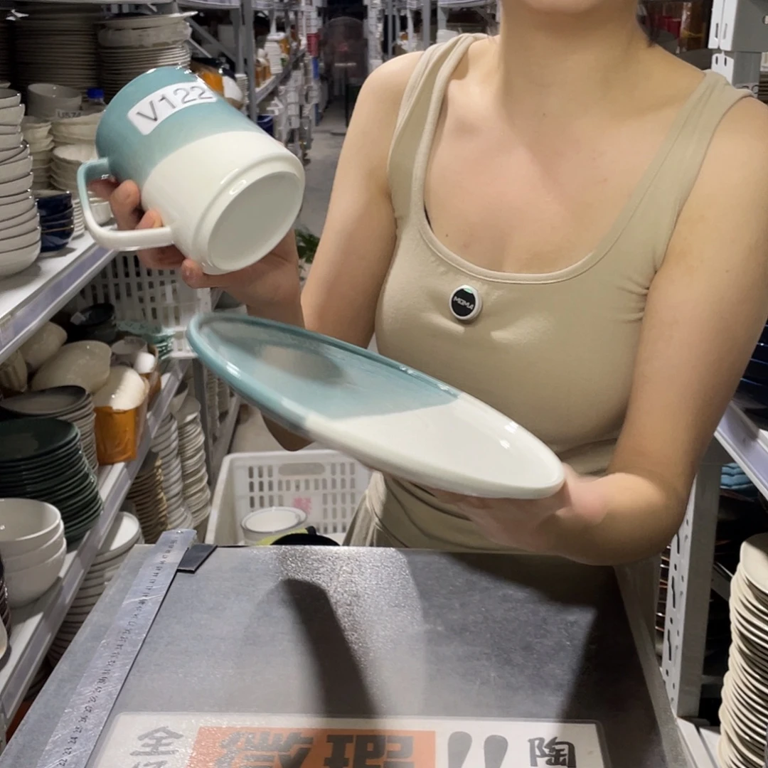 瓷片122            2杯2盘