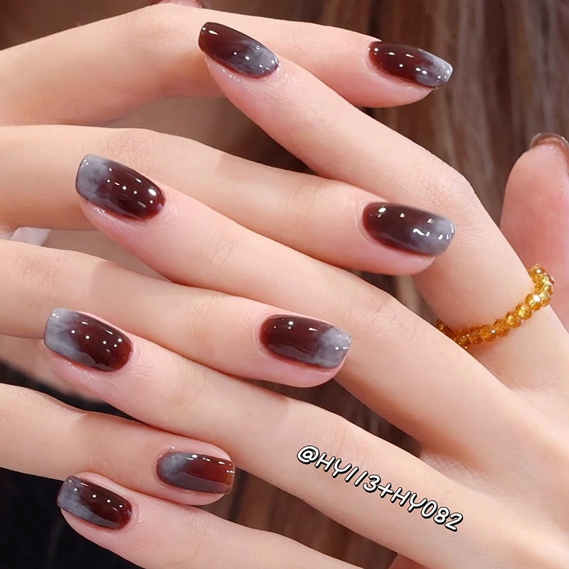 春夏新款蓝色指甲油免烤baby蓝无味蒂芙尼蓝速干持久不可剥奶蓝色