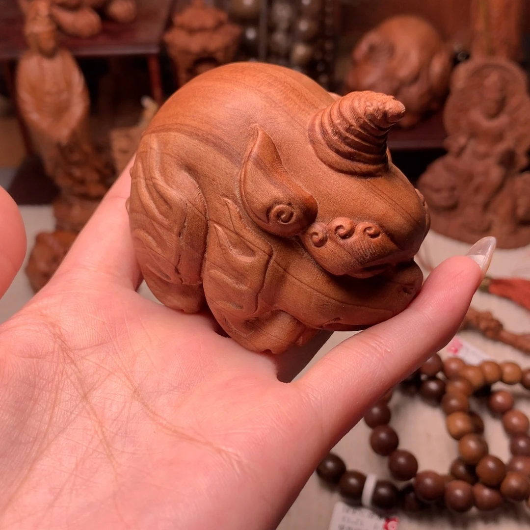 8***7檀香木其他老山檀香谛听瑕疵