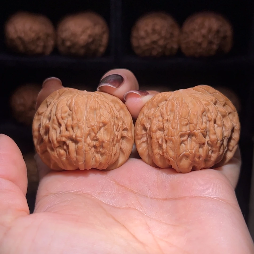 j***y文玩核桃吊坠山地磨盘41