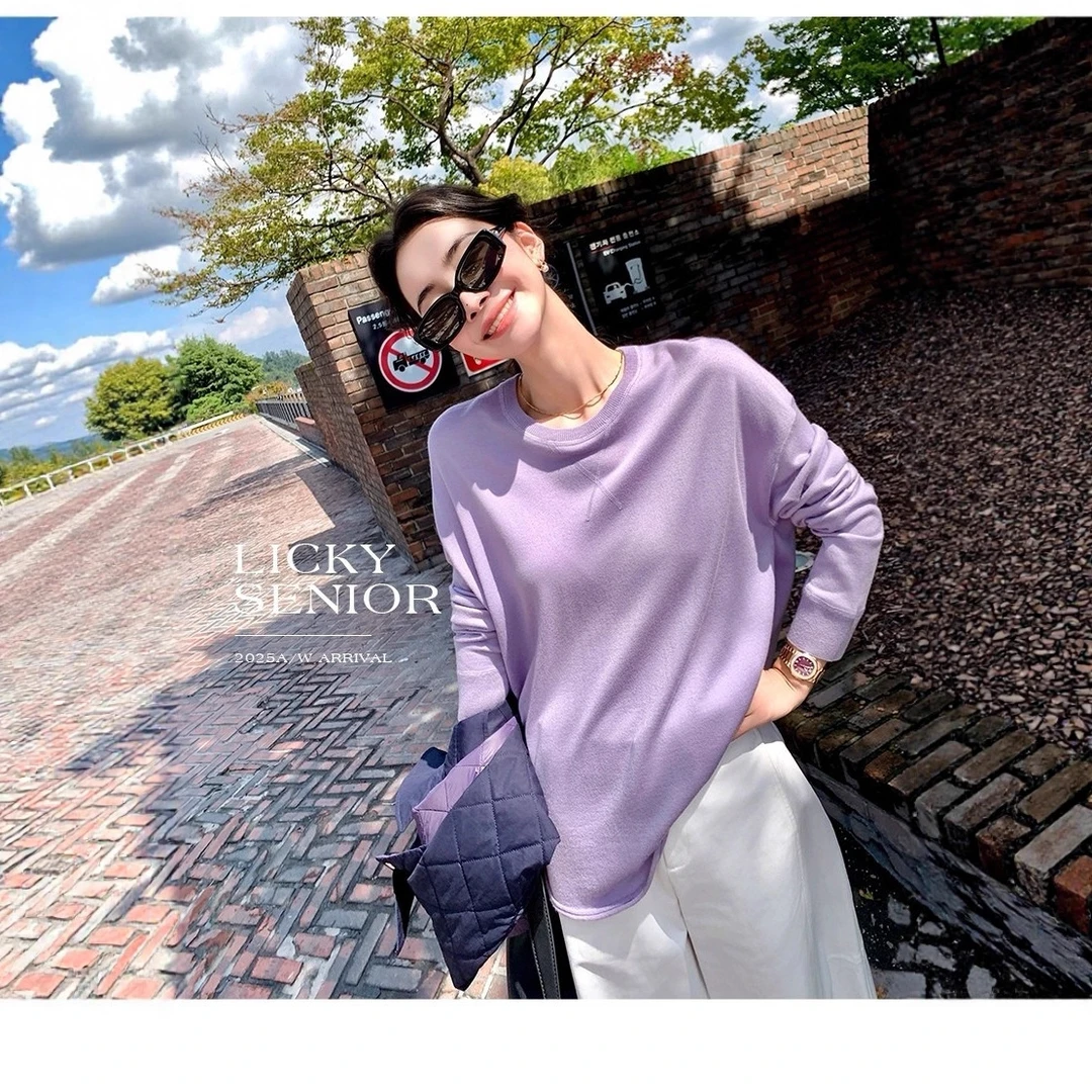 纯欲薄款微透防晒长袖T恤女2025夏季新款宽松显瘦罩衫打底衫上衣