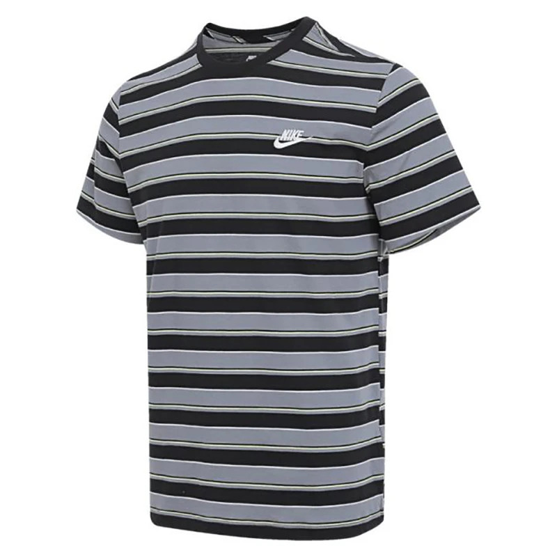 【耐克专属】NIKE男子ASM NSW TEE CLUB STRIPE SP25 T恤HJ0551-010