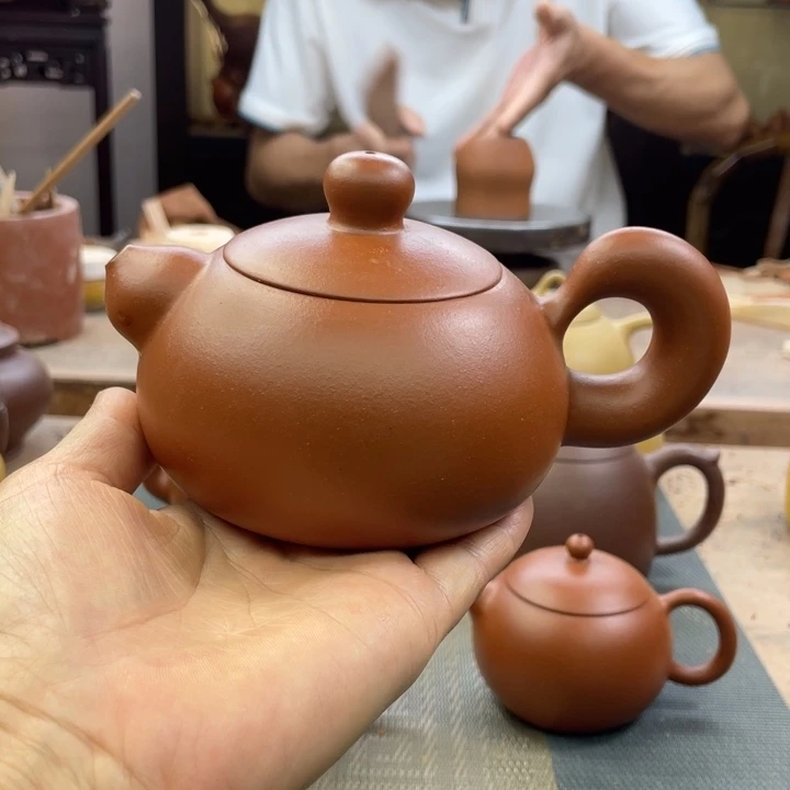 茶壶紫砂刚***✌道洪西施黄龙山原矿