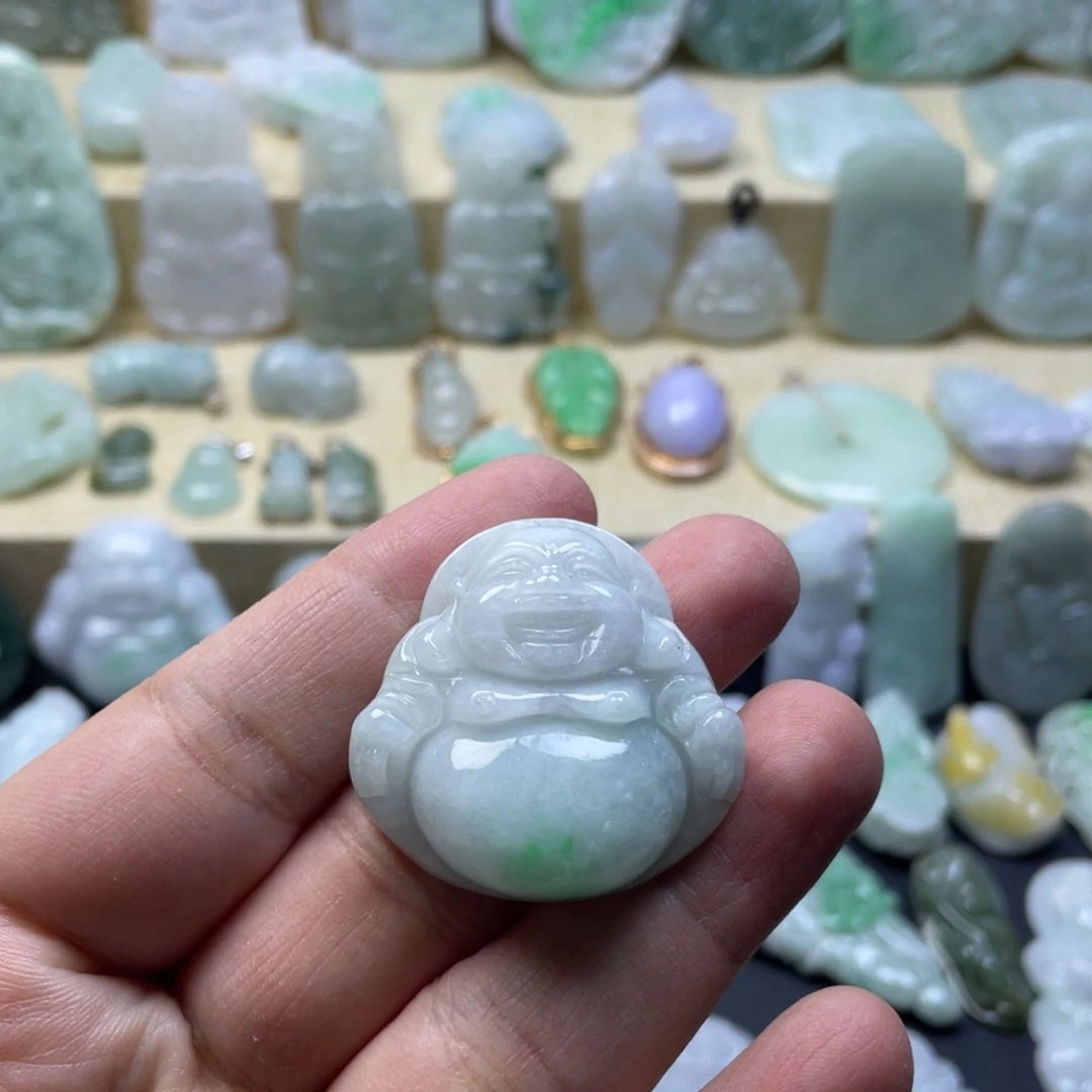 翡翠未镶嵌颈饰纯天然翡翠
