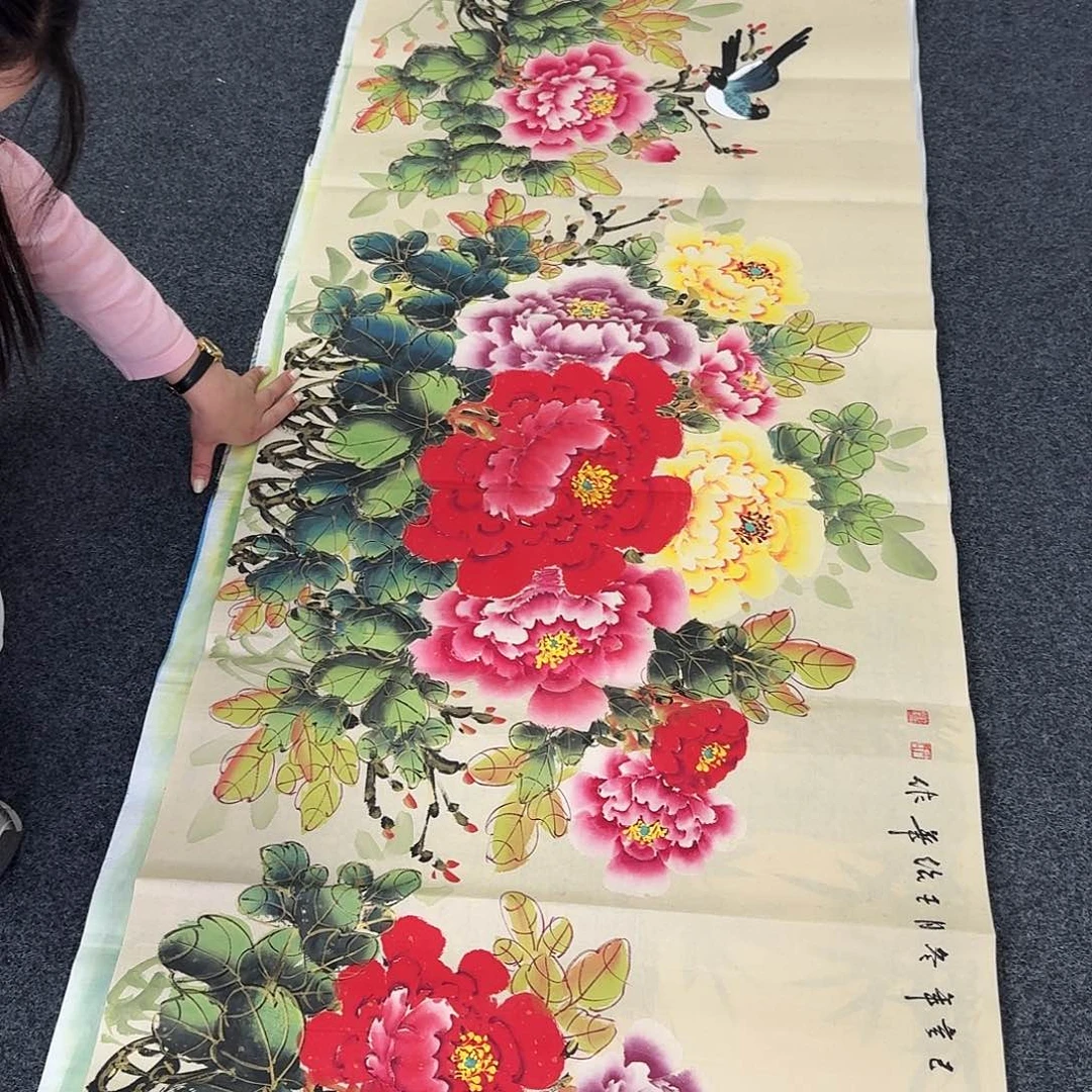 纯手绘国画作品作品