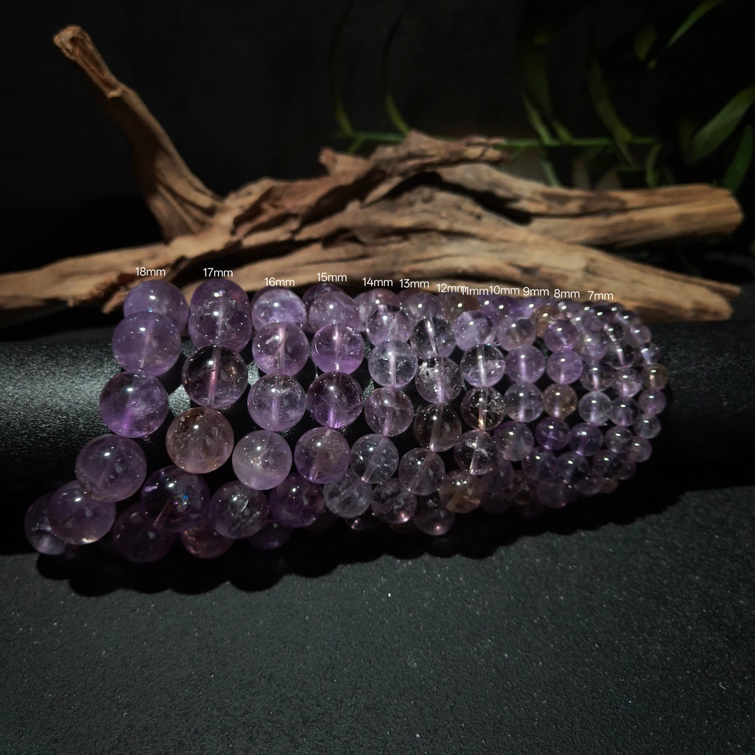 【黑胖珠宝】H0644  天然水晶紫黄晶手链——多样性发其一