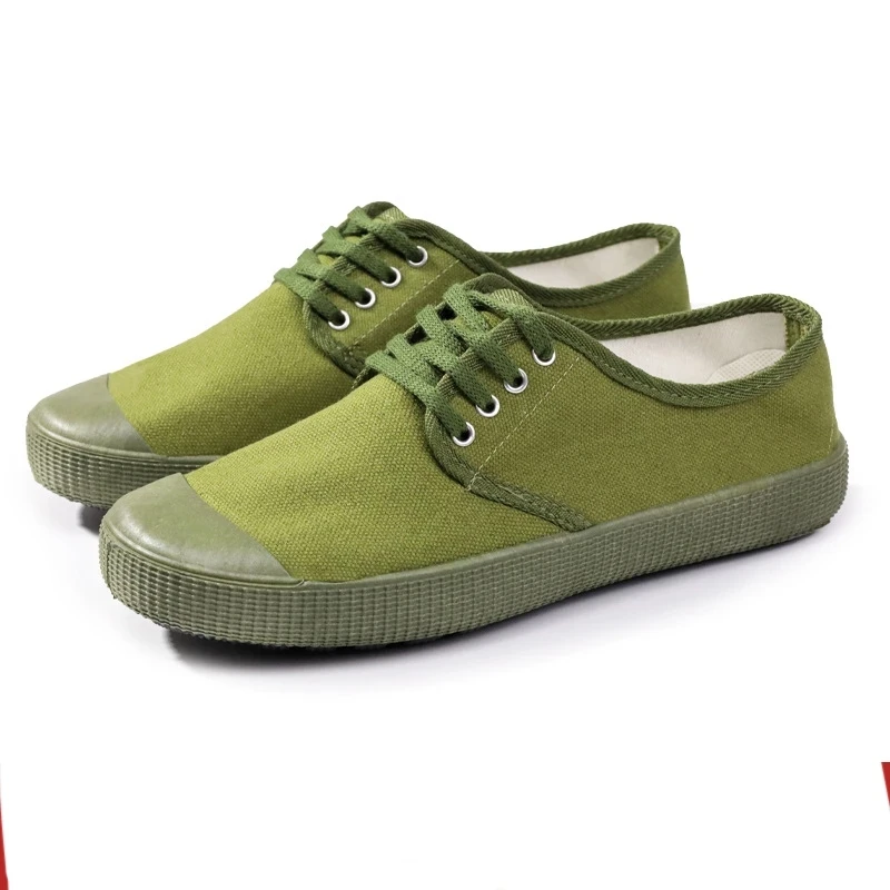 帆布解放鞋男士鞋户外工地劳保鞋黄胶鞋橡胶作训鞋解放鞋男鞋