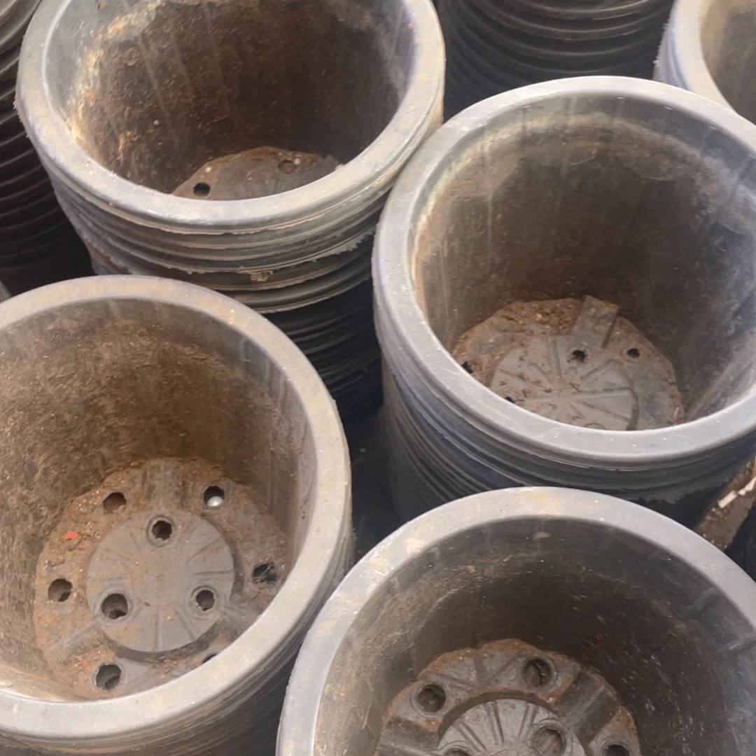 塑料旧18公分黑砖盆 20个