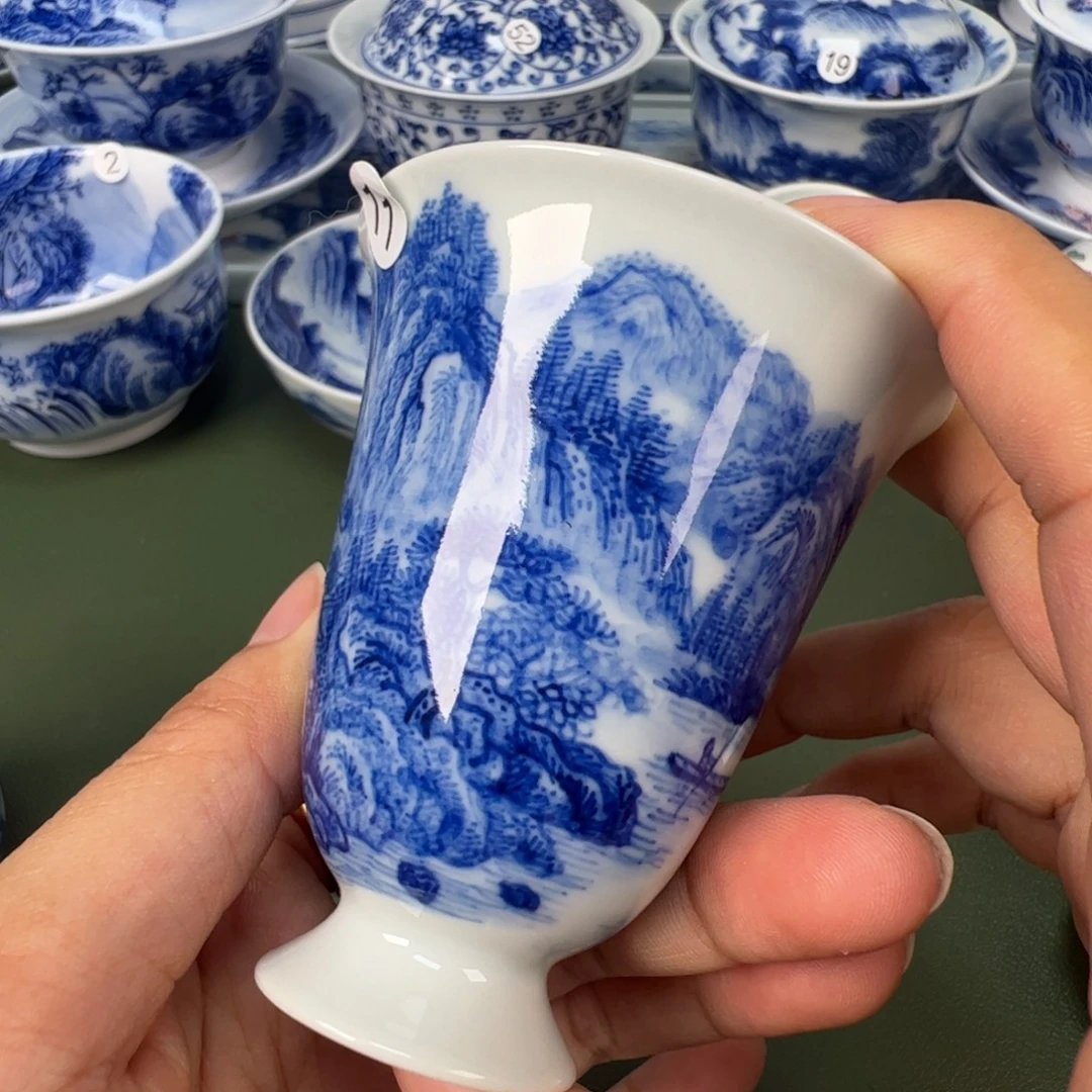 木木景德镇纯手工纯手绘茶具11