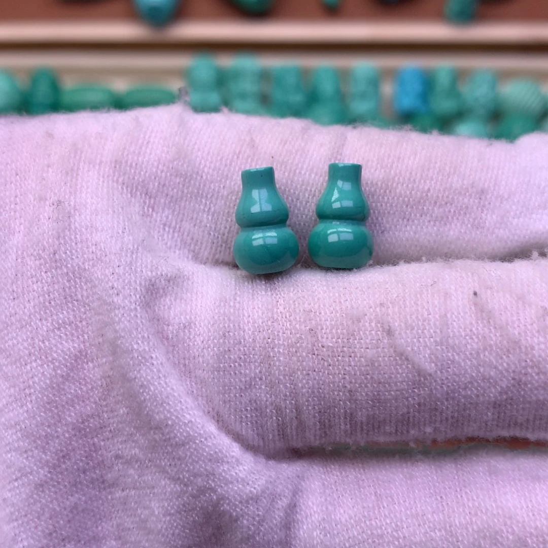 原生态散珠配珠小葫芦一对卡7