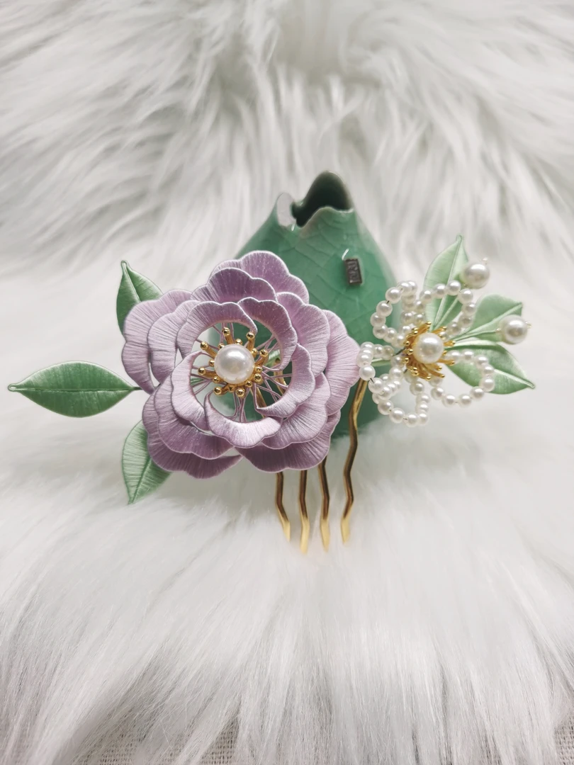 原创纯手工非遗缠花发簪古风复古发饰现代百搭收藏中国风汉服发钗