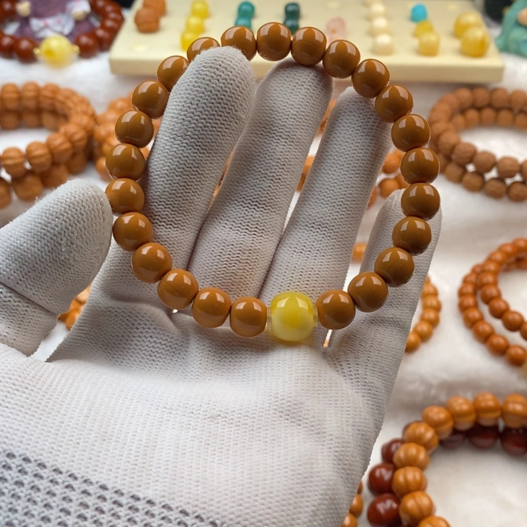 猴头核桃手串想*猪