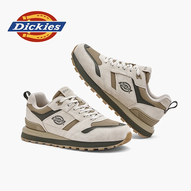 Dickies复古休闲鞋男2025冬季百搭防滑户外运动男鞋透气阿甘鞋子
