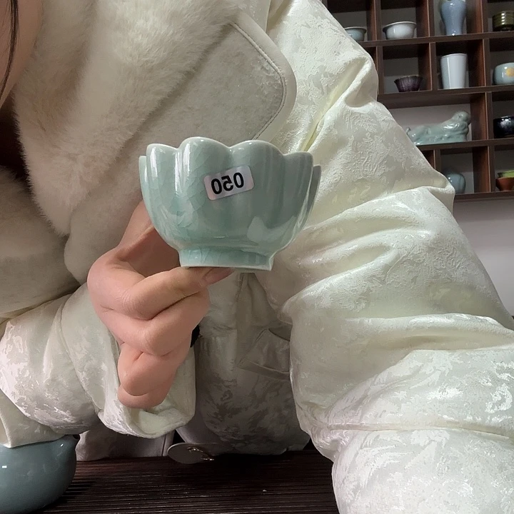 杯050微天青莲花杯的级品