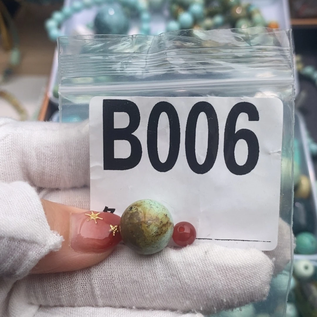 未镶嵌卡13.8圆珠南红玛瑙