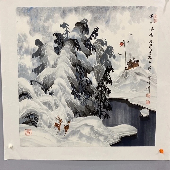 手绘作品等多种形式进行