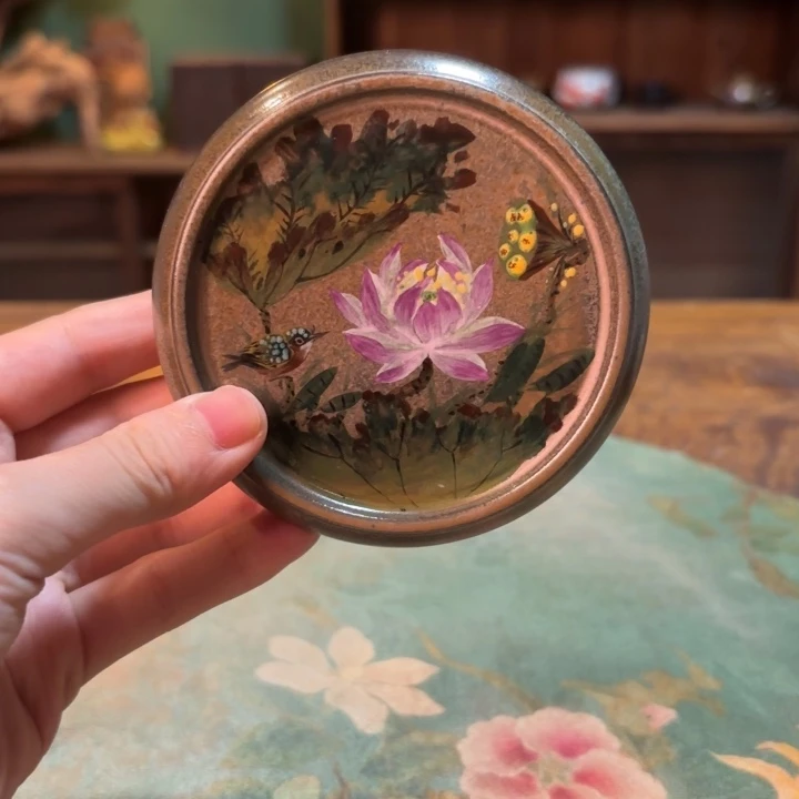 柴烧纯手工手绘陶瓷