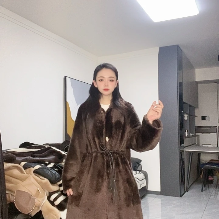 绵羊皮拉贡皮毛一体M125斤内