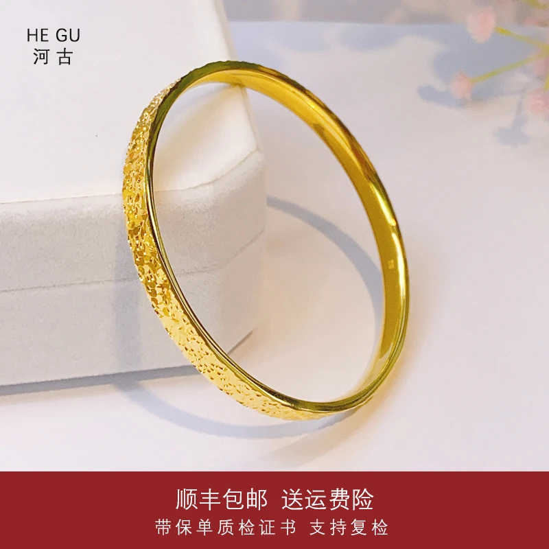 足银手镯 【碎碎冰】碎冰冰闪亮气质轻奢浪漫时尚爆闪 单面粼片手镯