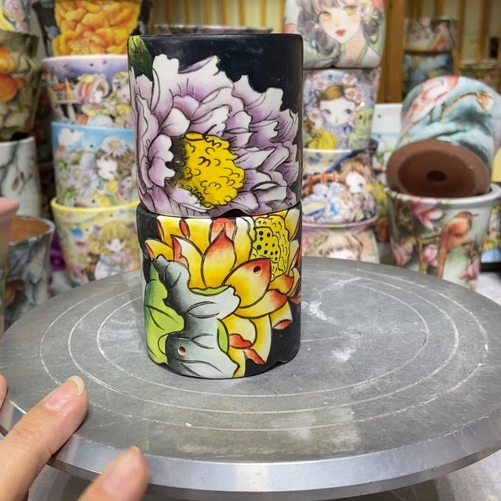 景德镇艺术手绘作品