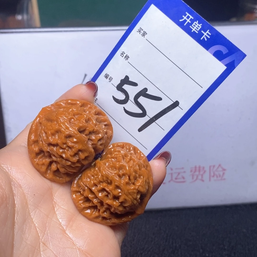 文玩核桃把件551/39.5宫灯