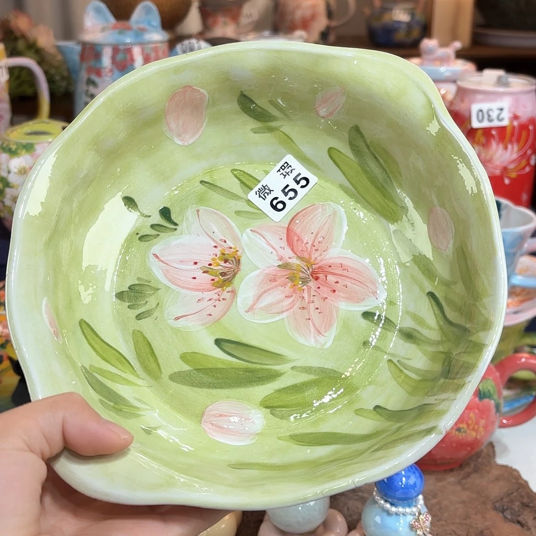 景德镇手绘高温釉下彩陶瓷茶具