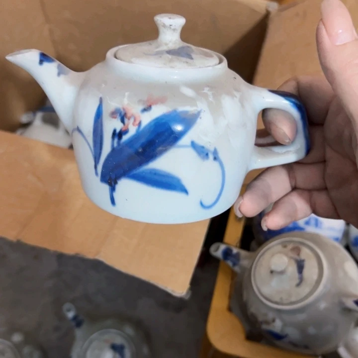 景德镇陶瓷高温瓷手绘画片随机