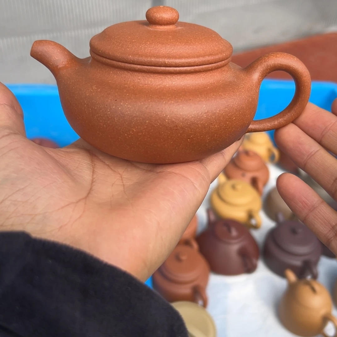 杨***大紫砂茶壶仿古微瑕260cccc