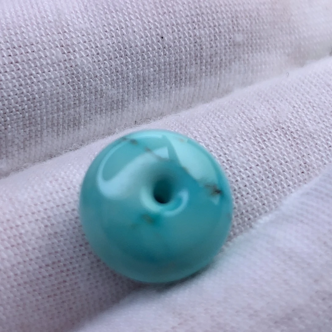 绿松石未镶嵌珠宝奇石原矿绿松石面包圈