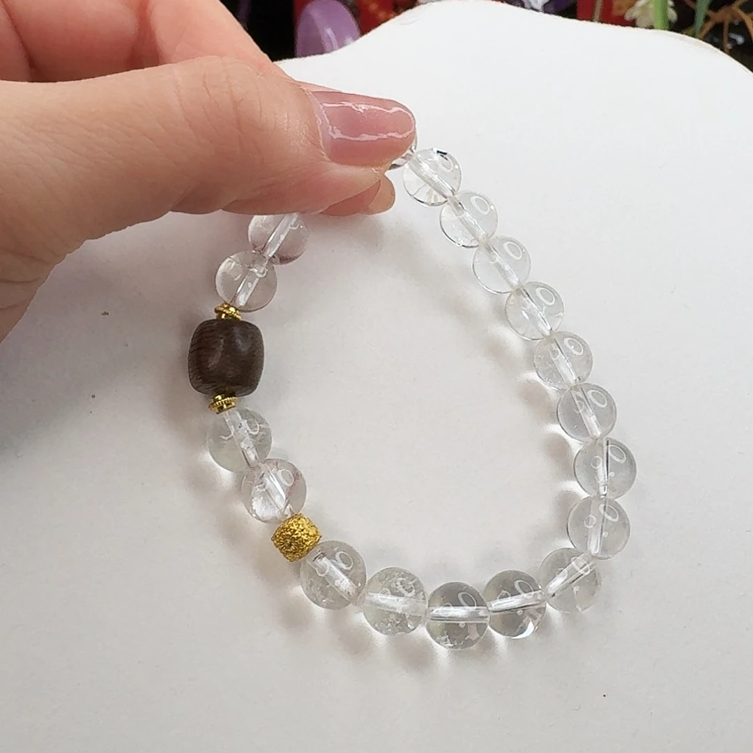 未镶嵌水晶手串白水晶手串