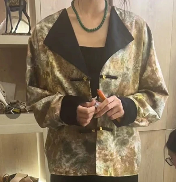 【果果家】新中式国风2024新款质感气质时尚百搭外套