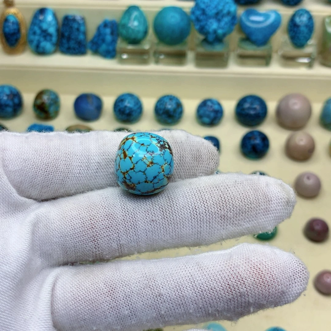 未镶嵌绿松石三彩随行