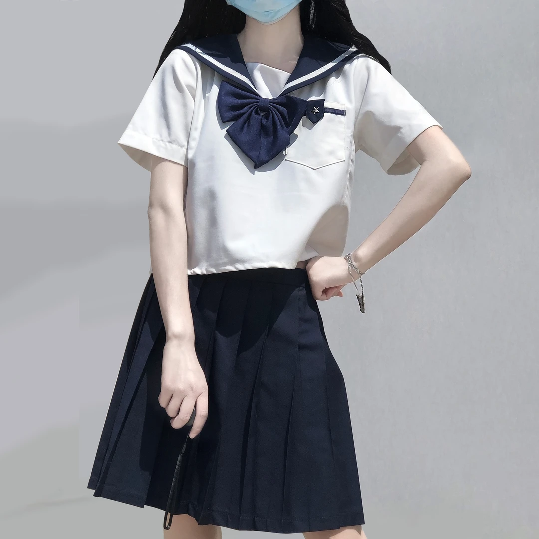 木村叔原创刺绣知立高校水手服男生春季日系dk/jk制服正版中间服