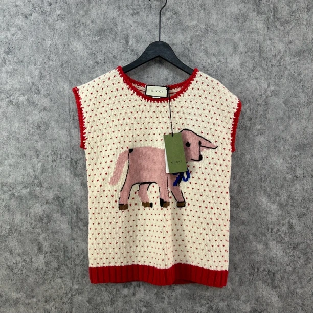 未使用 GUCCI/古驰 古驰无袖针织马甲背心