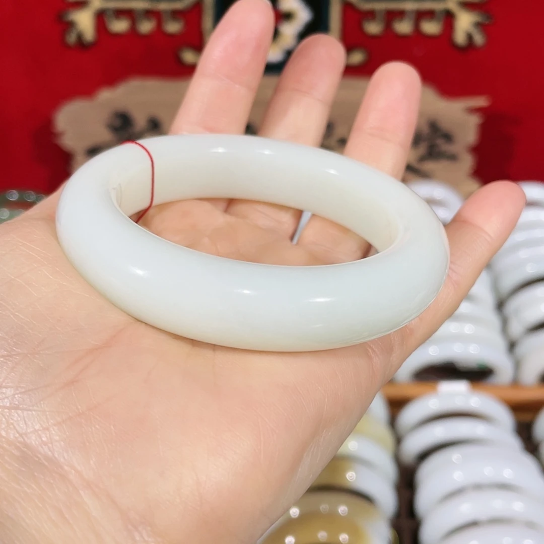 和田玉手镯未镶嵌和田玉羊脂玉手镯