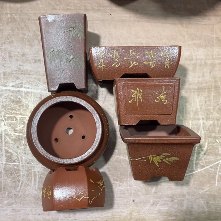 紫砂花盆紫砂花盆掌中宝不超10公分