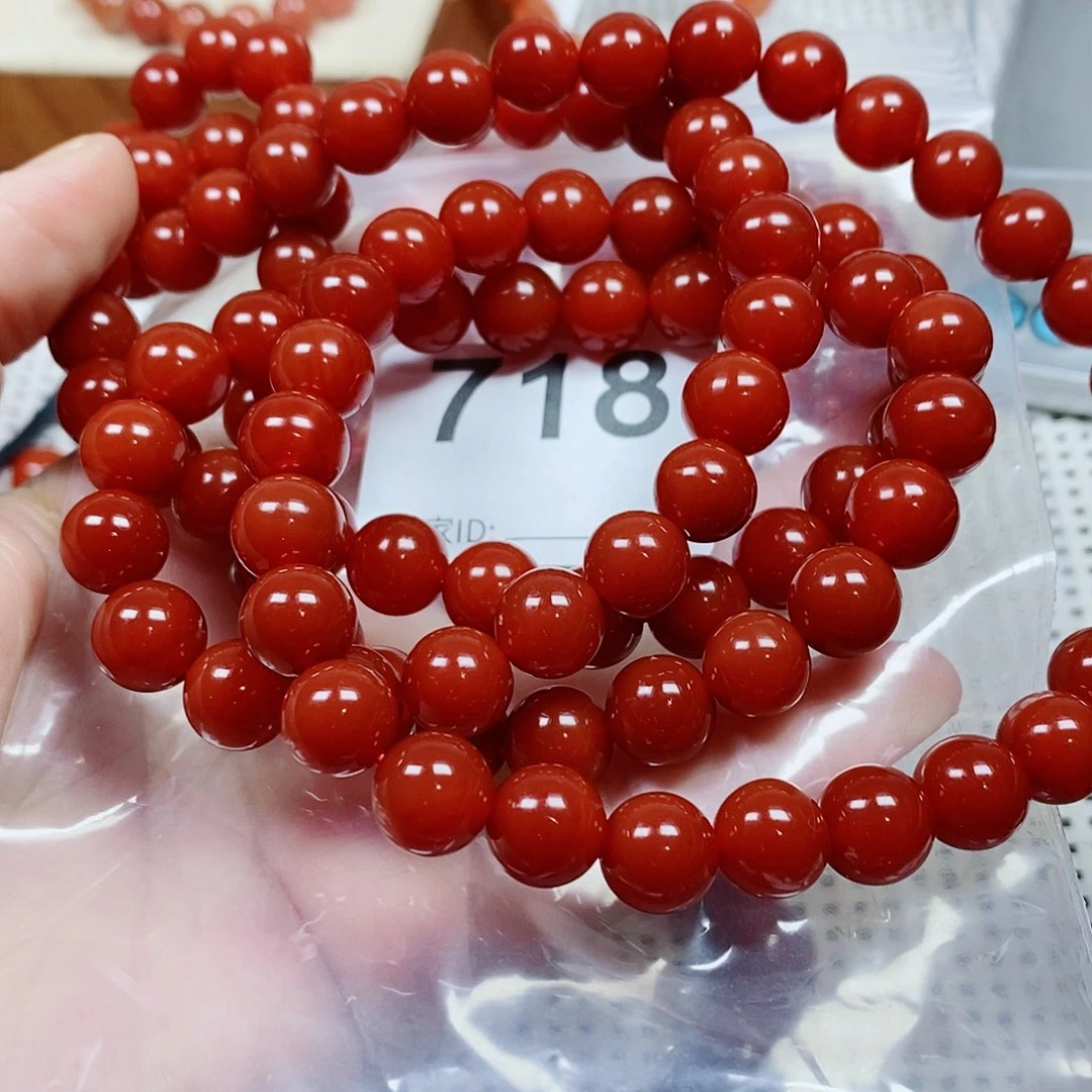H***M南红玛瑙未镶嵌多圈卡10卡10