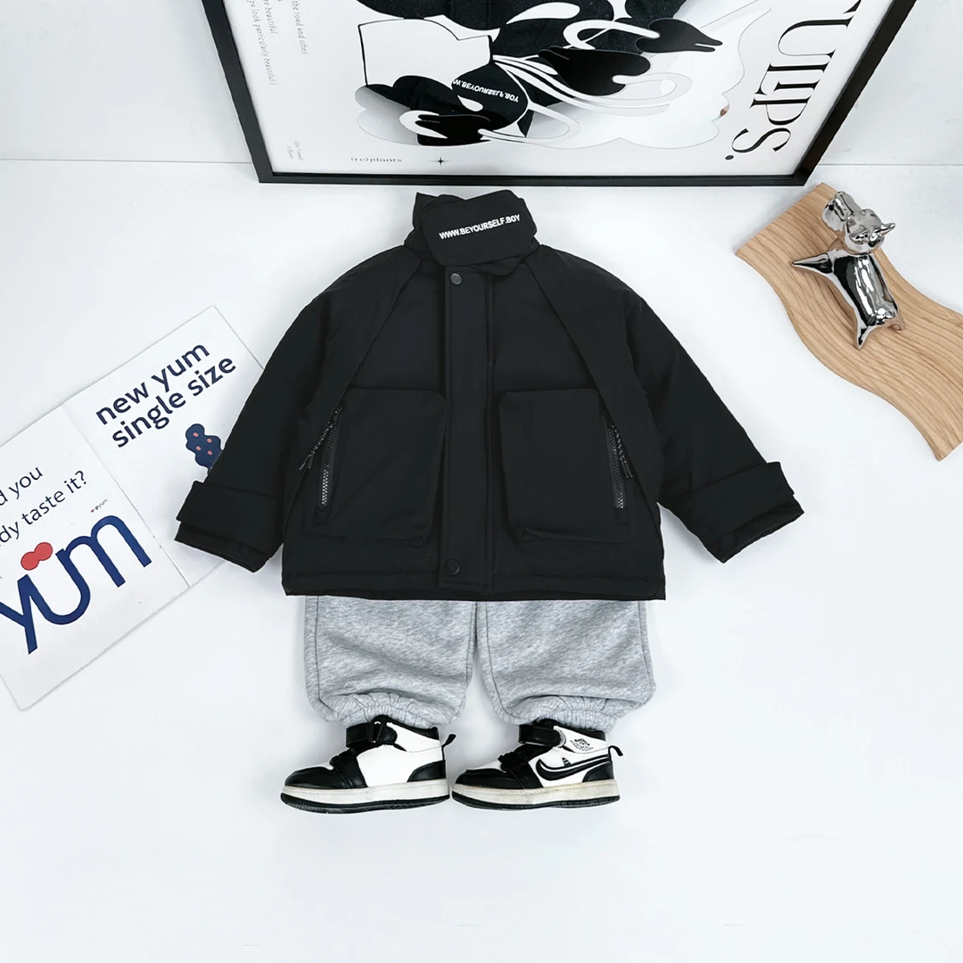 儿童棉服男童冬款加厚棉衣2025新款冬装 D-WG27692 悠悠童话童装
