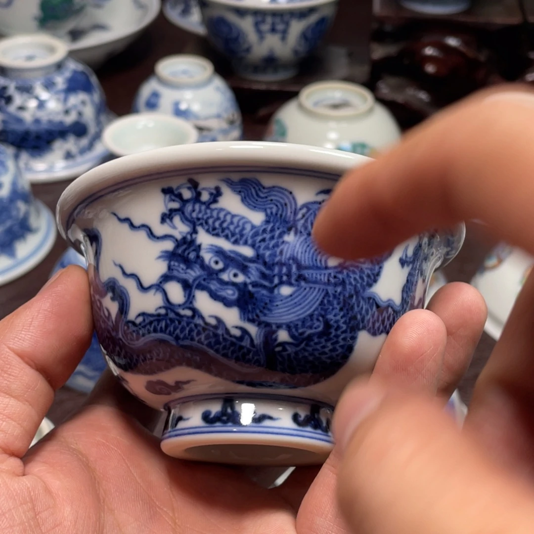杯景德镇陶瓷现代手工陶瓷茶具