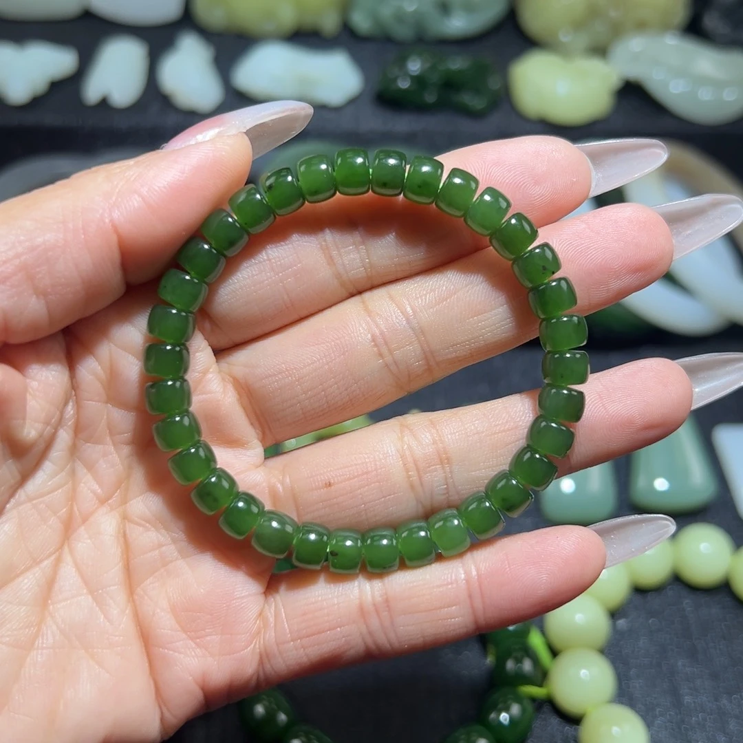 和田玉未镶嵌手链