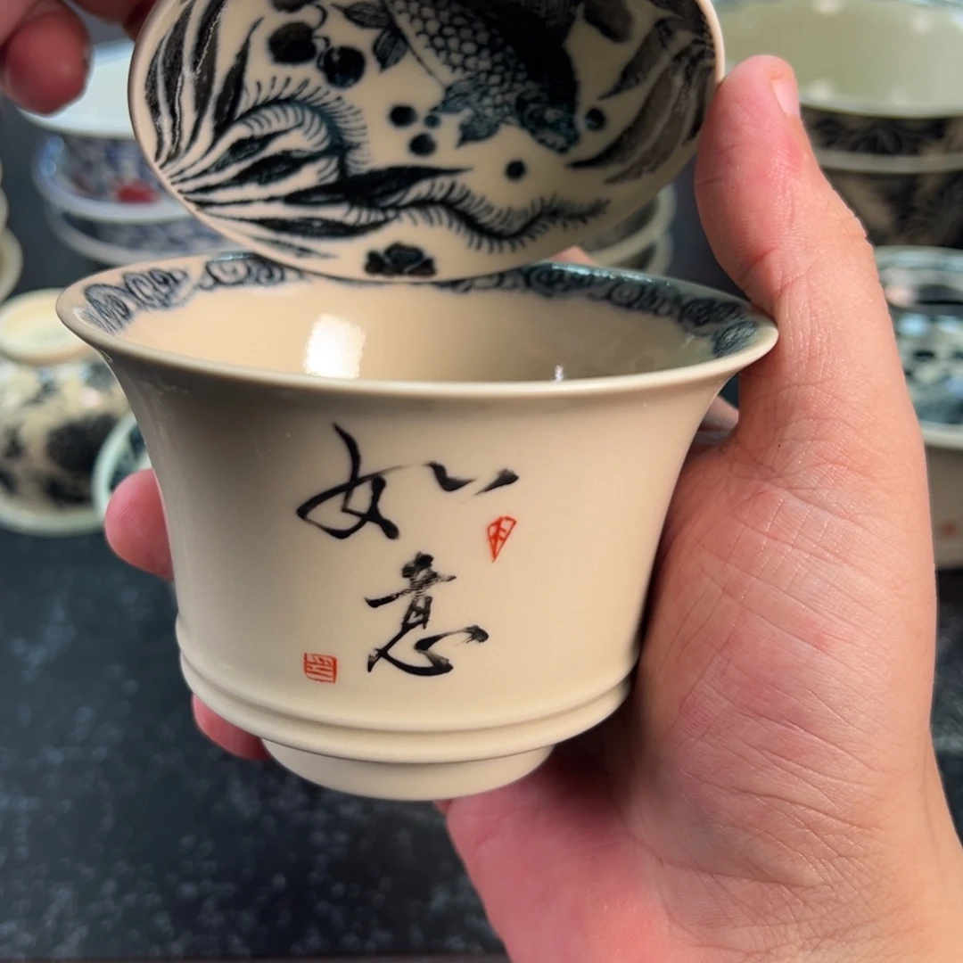 陶景德镇手工手绘陶瓷