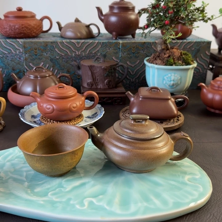 紫砂茶壶老青段柴烧紫砂壶国庆价